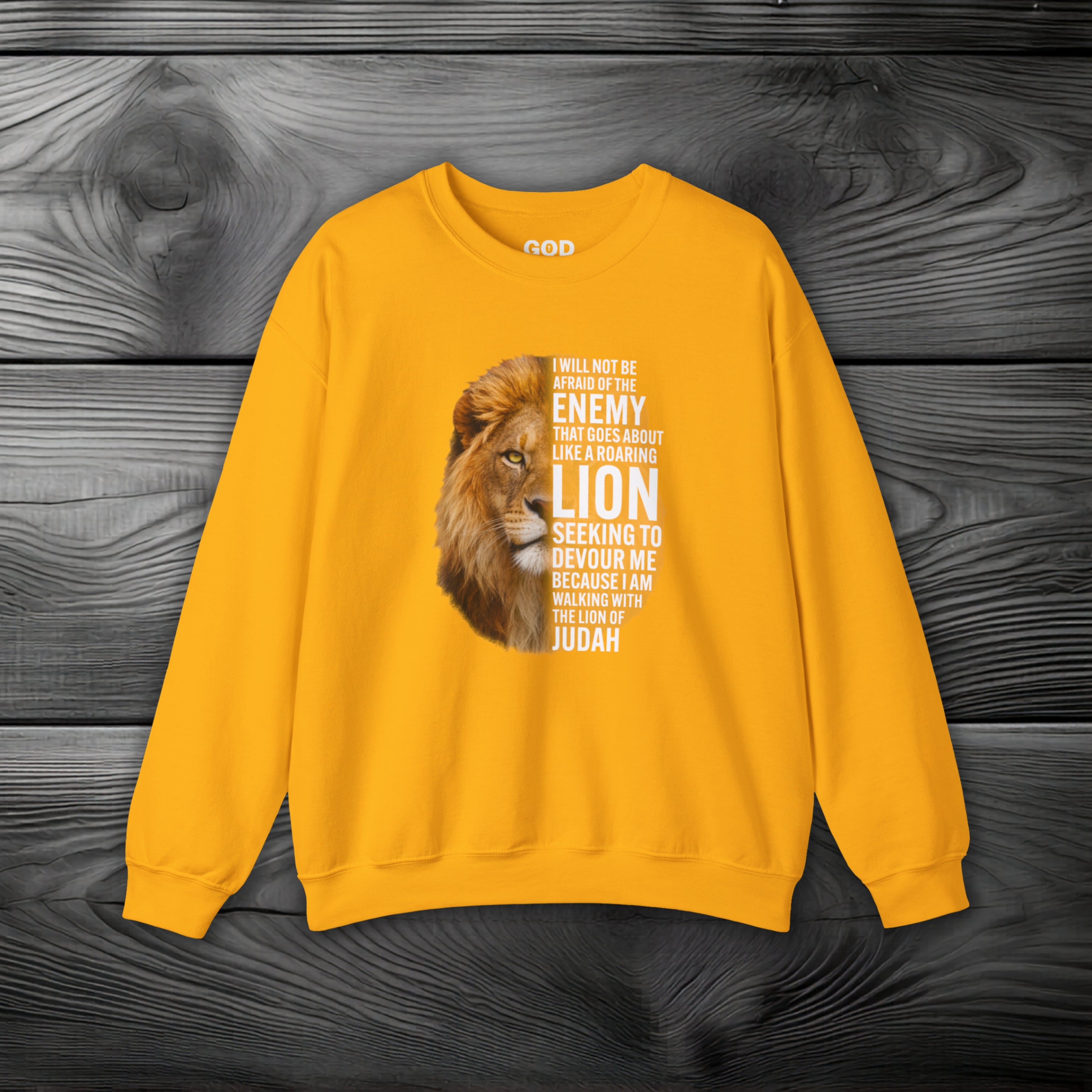 I Am Walking With the Lion of Judah Crewneck Sweatshirt