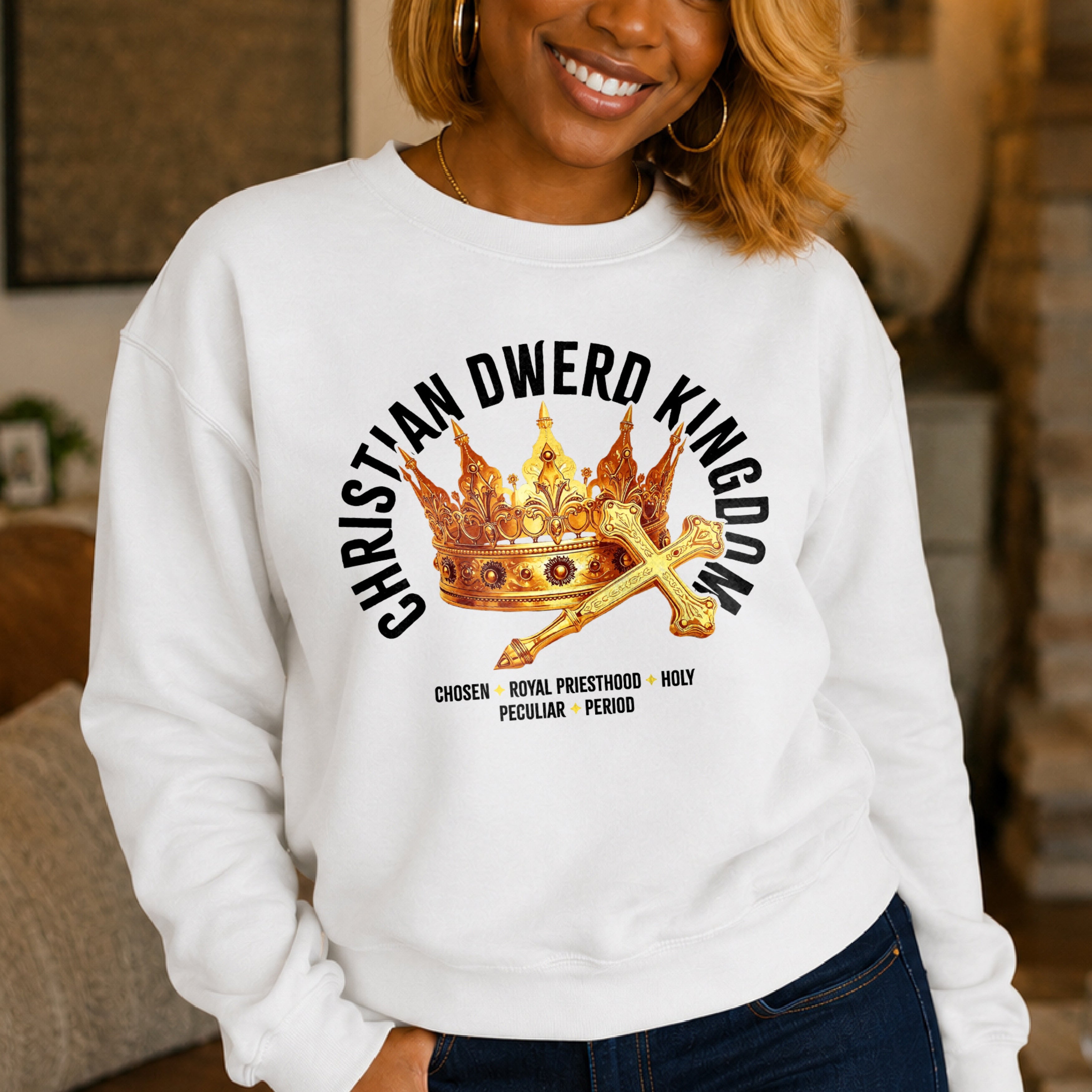 Christian Dwerd Kingdom Crewneck Sweatshirt