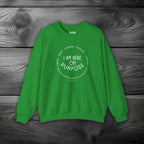 I Am Here On Purpose Crewneck Sweatshirt