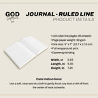 Between Me & God Personalized Christian Ruled Journal