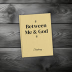 Between Me & God Personalized Christian Ruled Journal