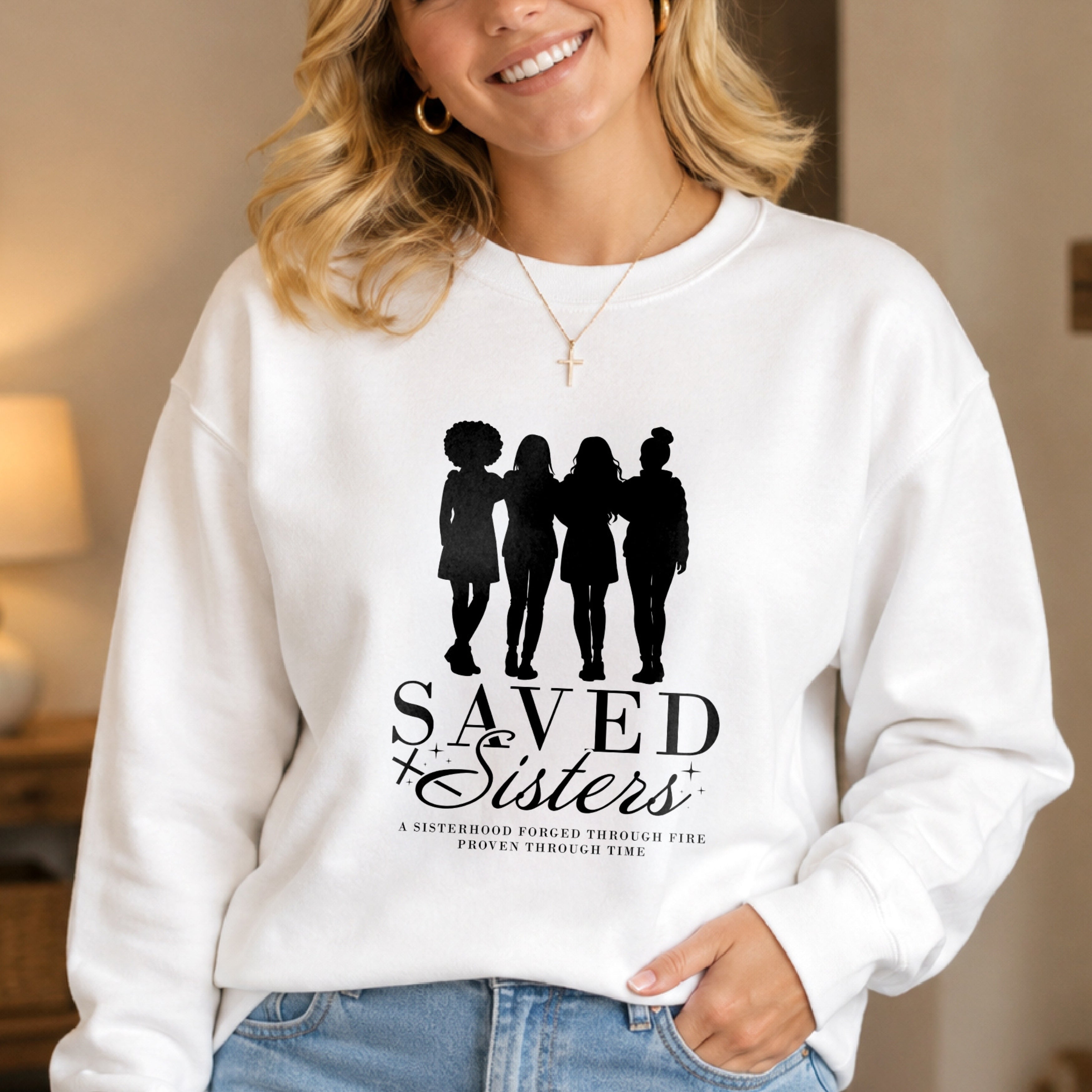 Saved Sisters Crewneck Sweatshirt