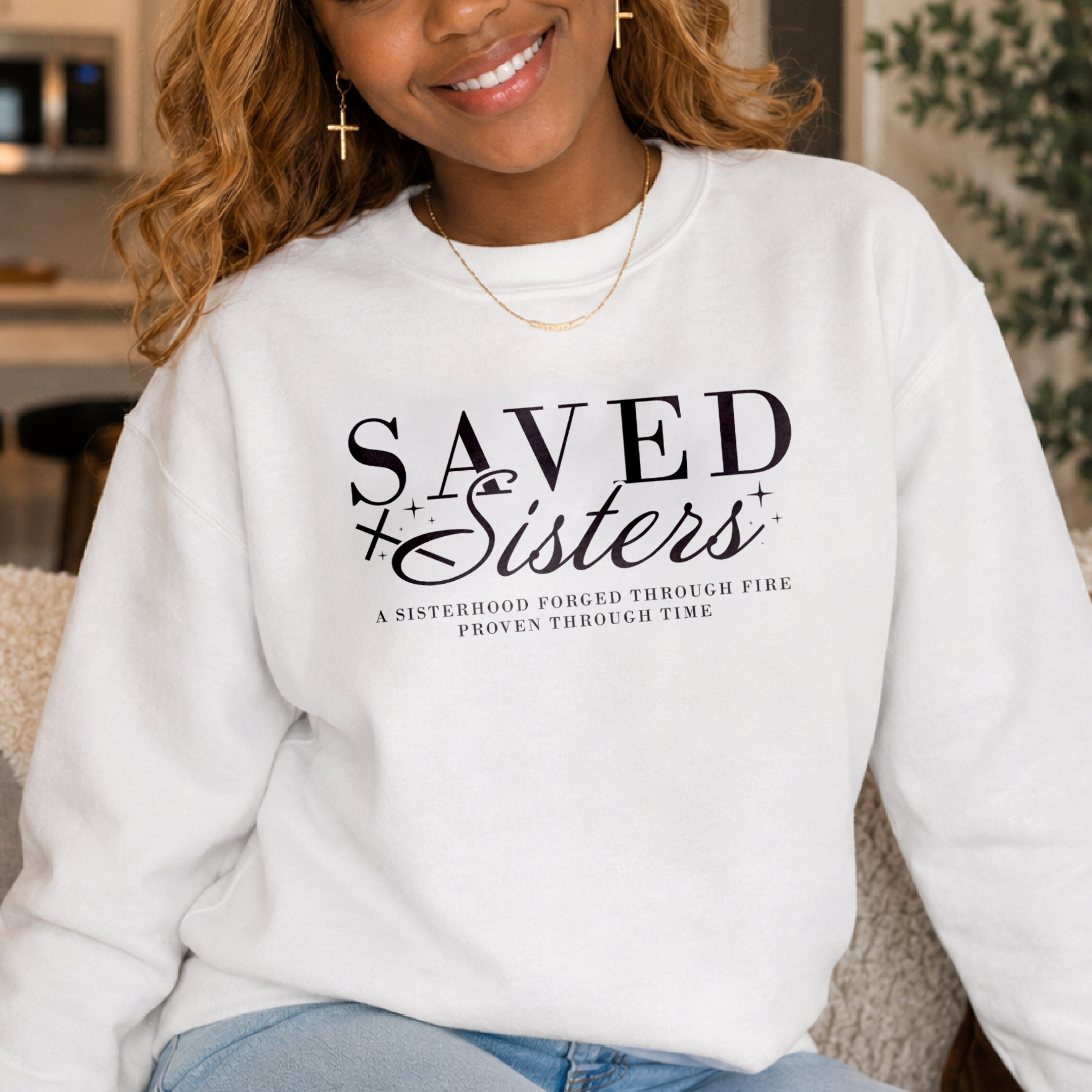 Saved Sisters Crewneck Sweatshirt