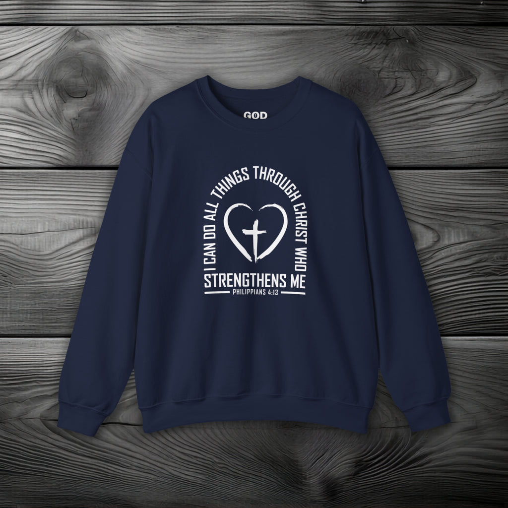 I Can Do All Things Through Christ Crewneck Sweatshirt