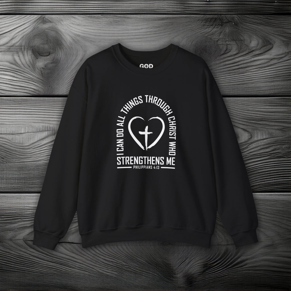 I Can Do All Things Through Christ Crewneck Sweatshirt