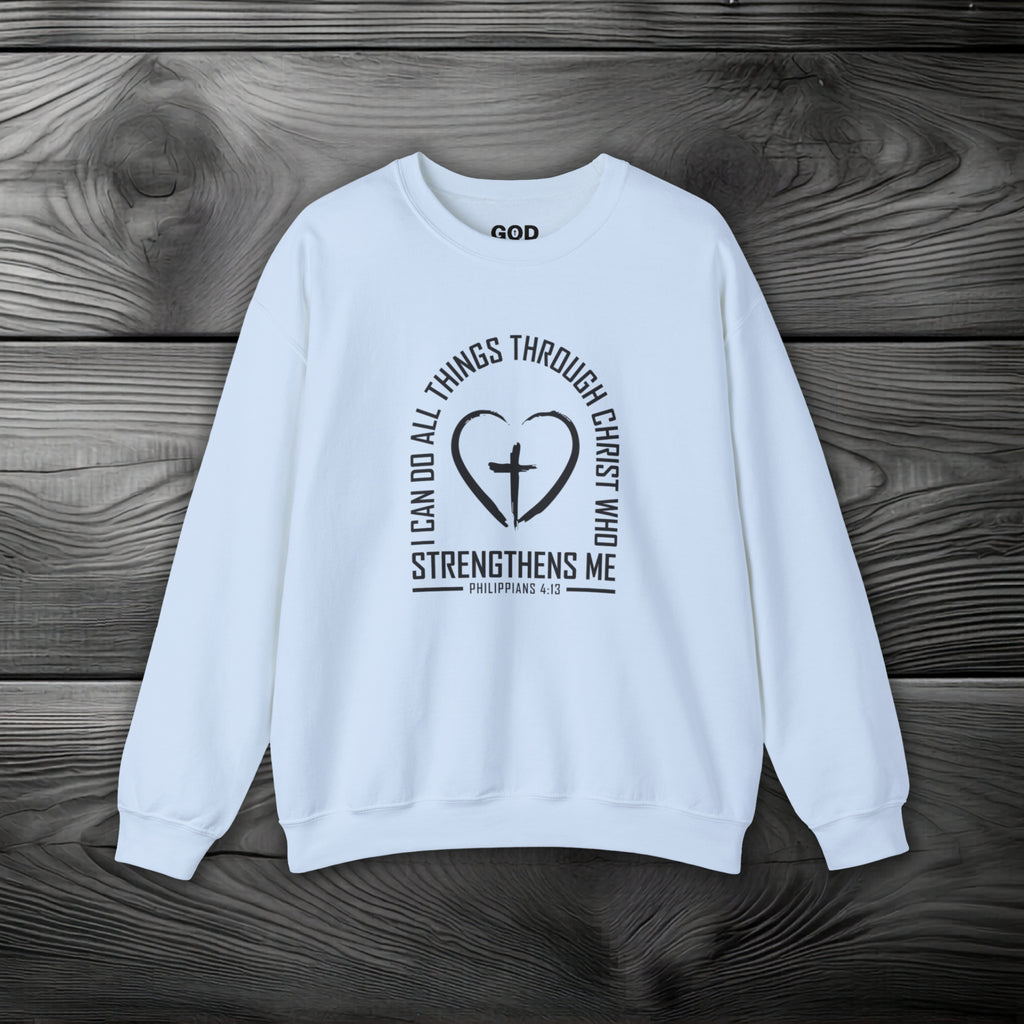 I Can Do All Things Through Christ Crewneck Sweatshirt