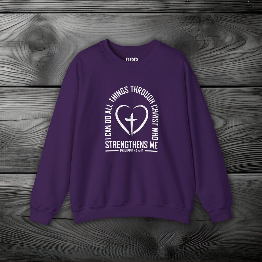 I Can Do All Things Through Christ Crewneck Sweatshirt