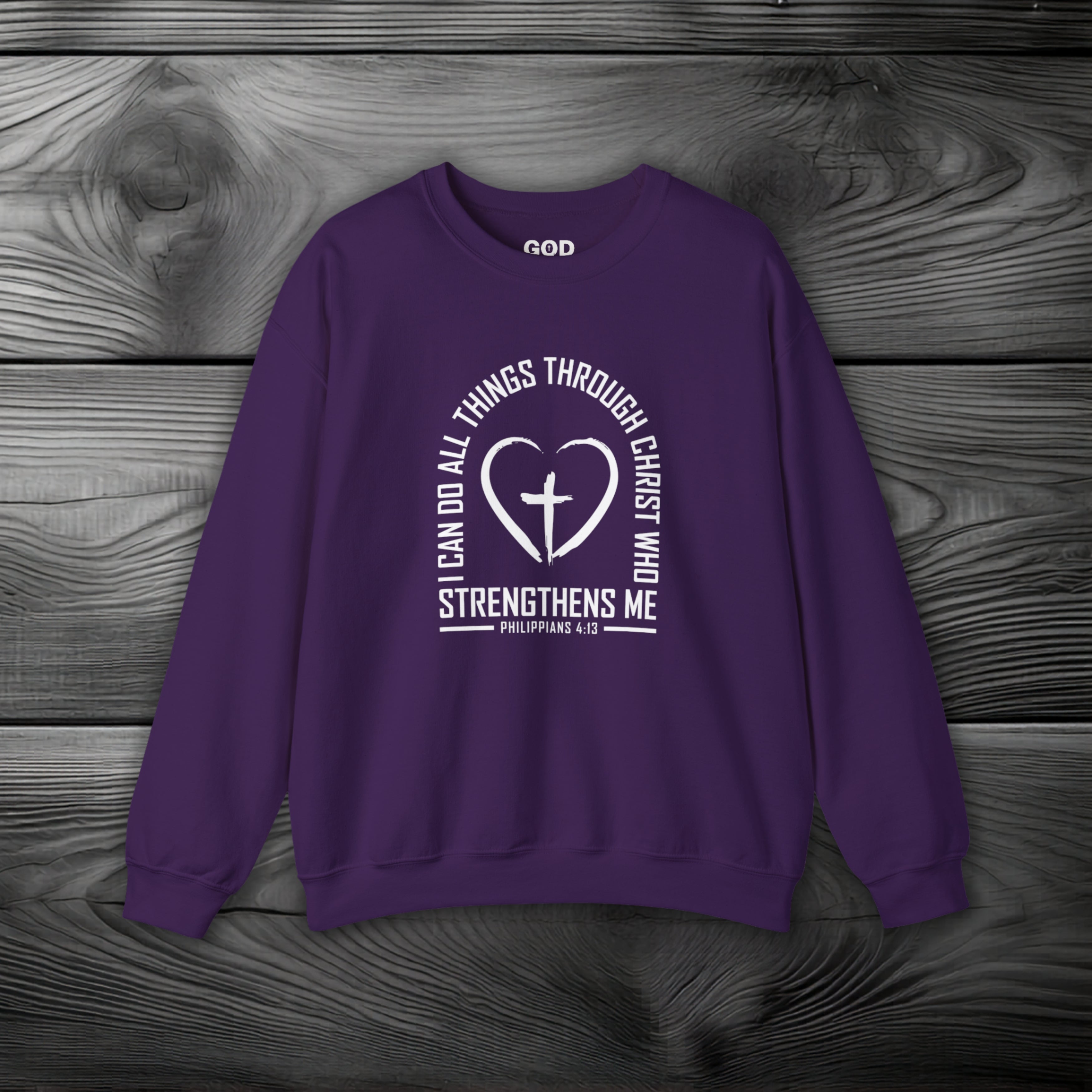 I Can Do All Things Through Christ Crewneck Sweatshirt