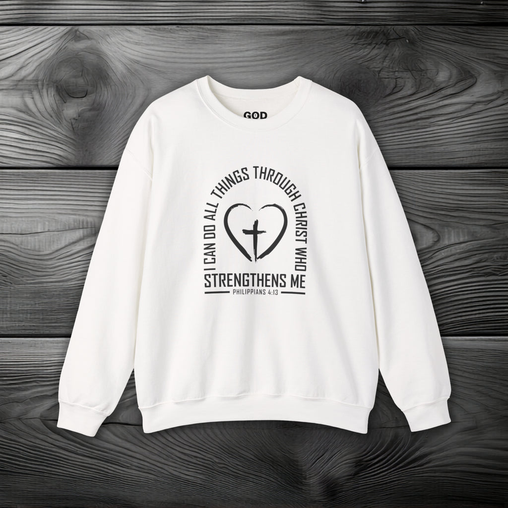 I Can Do All Things Through Christ Crewneck Sweatshirt