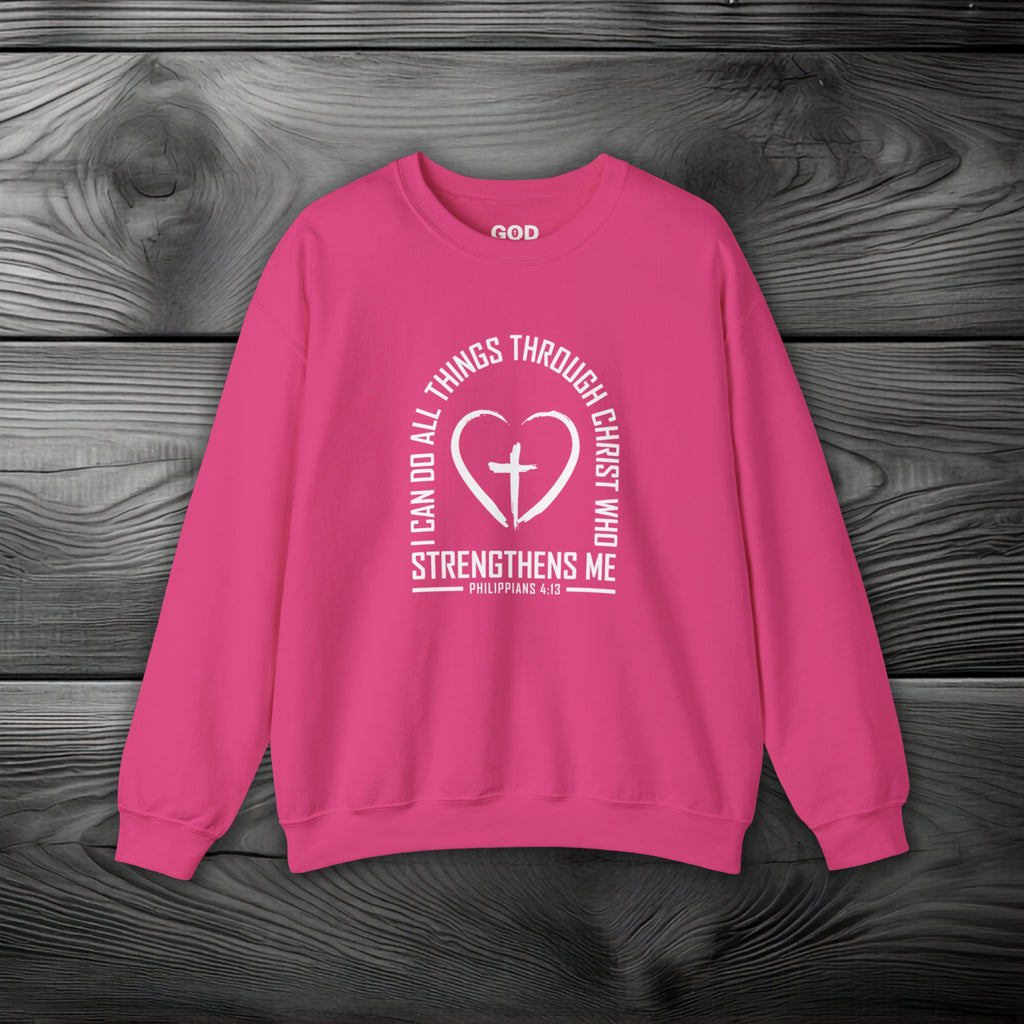 I Can Do All Things Through Christ Crewneck Sweatshirt