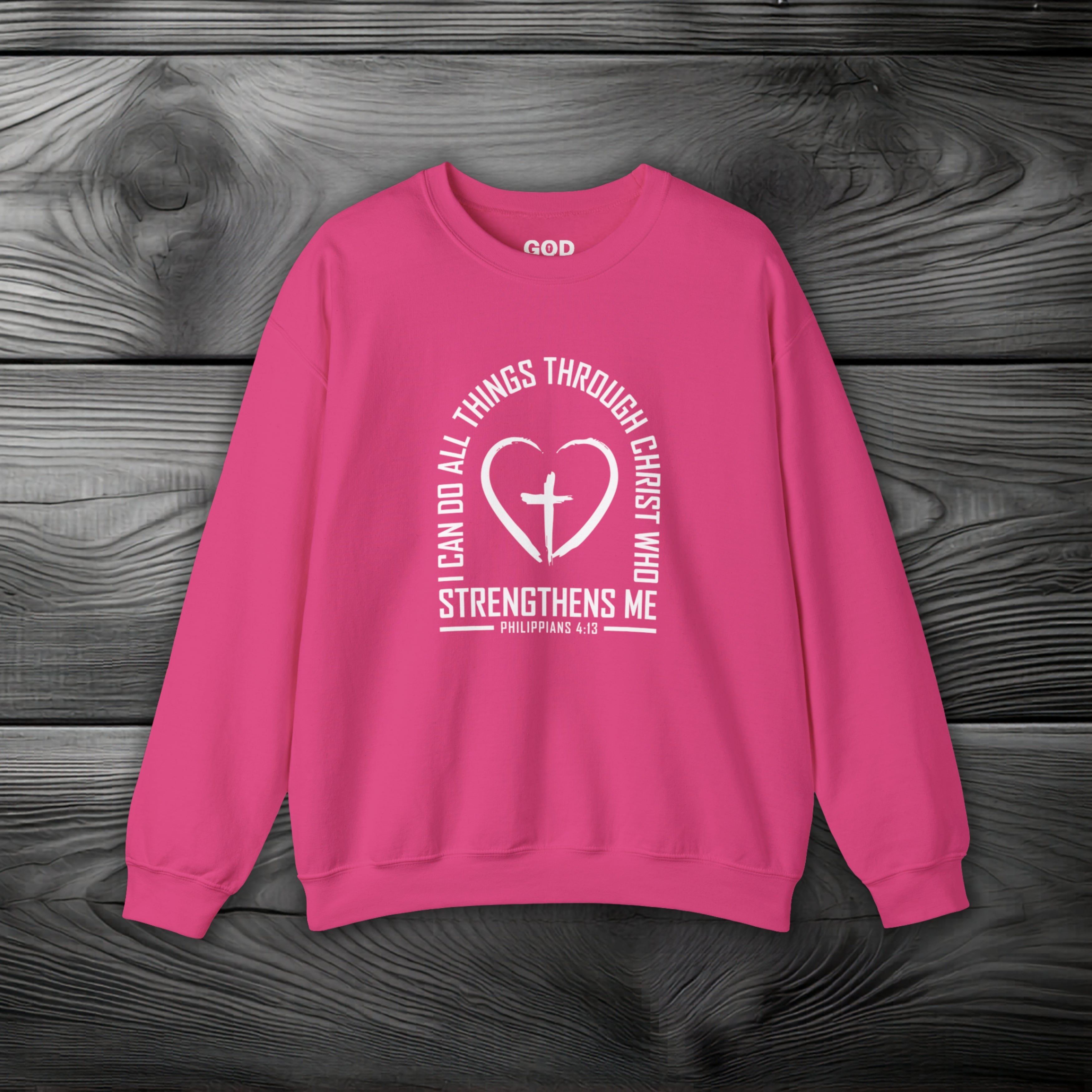 I Can Do All Things Through Christ Crewneck Sweatshirt