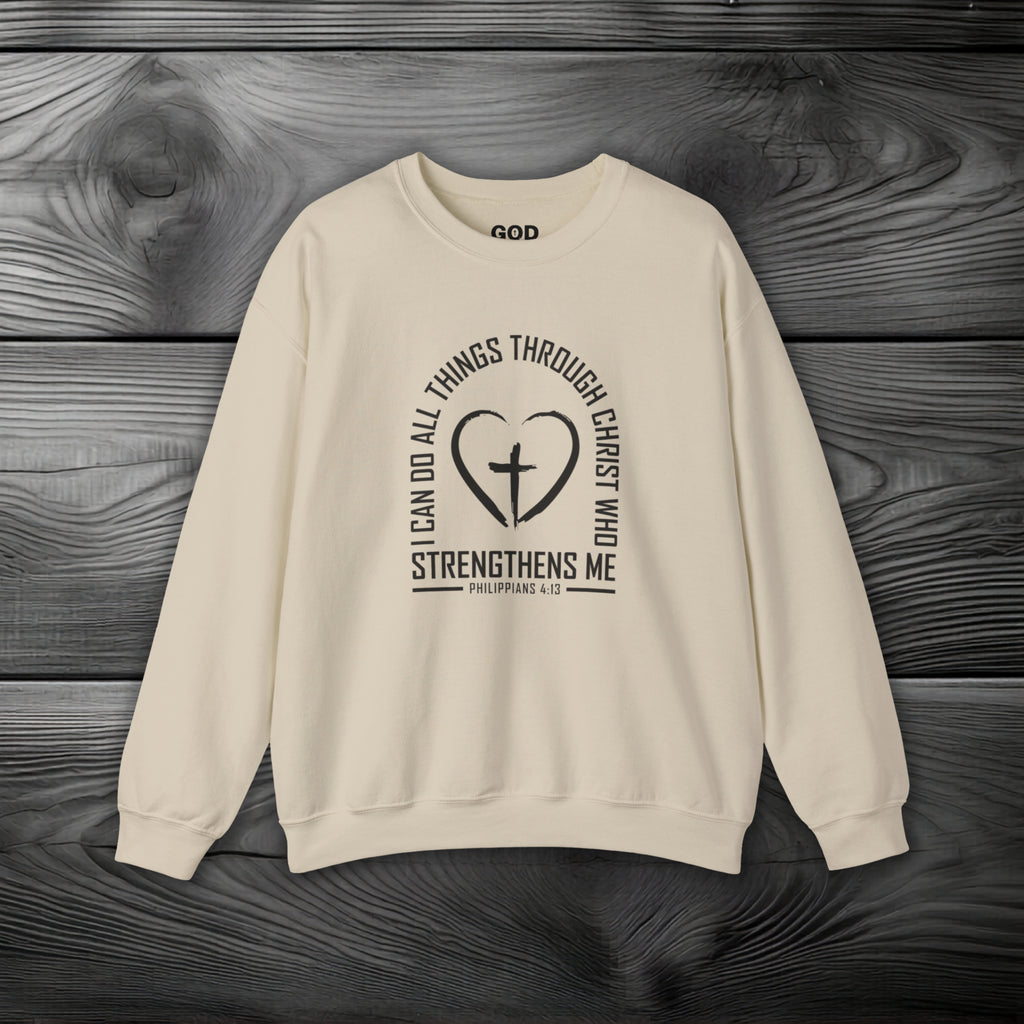 I Can Do All Things Through Christ Crewneck Sweatshirt