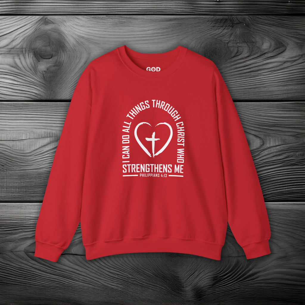 I Can Do All Things Through Christ Crewneck Sweatshirt