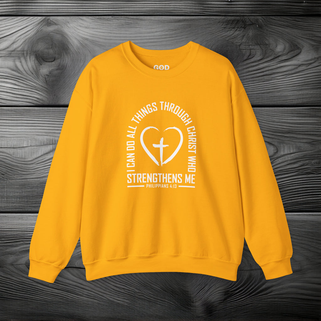 I Can Do All Things Through Christ Crewneck Sweatshirt