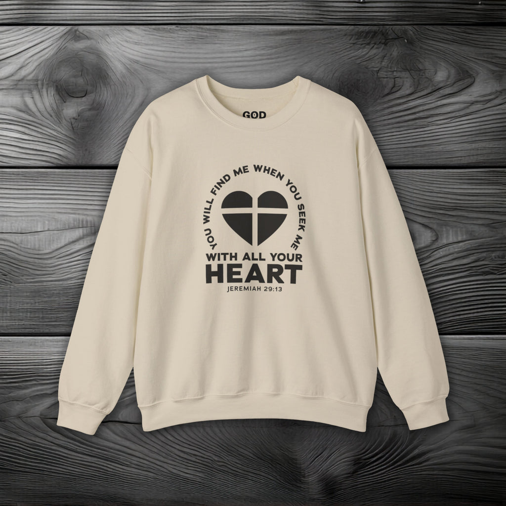 Seek & You Will Find GOD Crewneck Sweatshirt