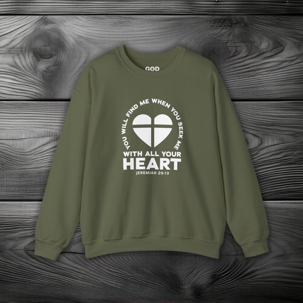 Seek & You Will Find GOD Crewneck Sweatshirt
