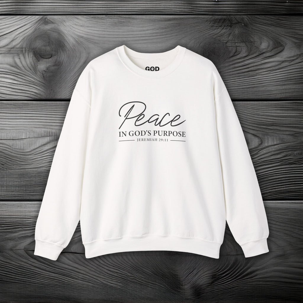Peace in God's Purpose Crewneck Sweatshirt