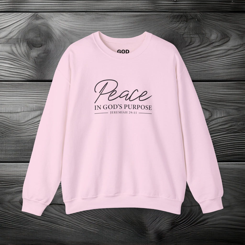 Peace in God's Purpose Crewneck Sweatshirt