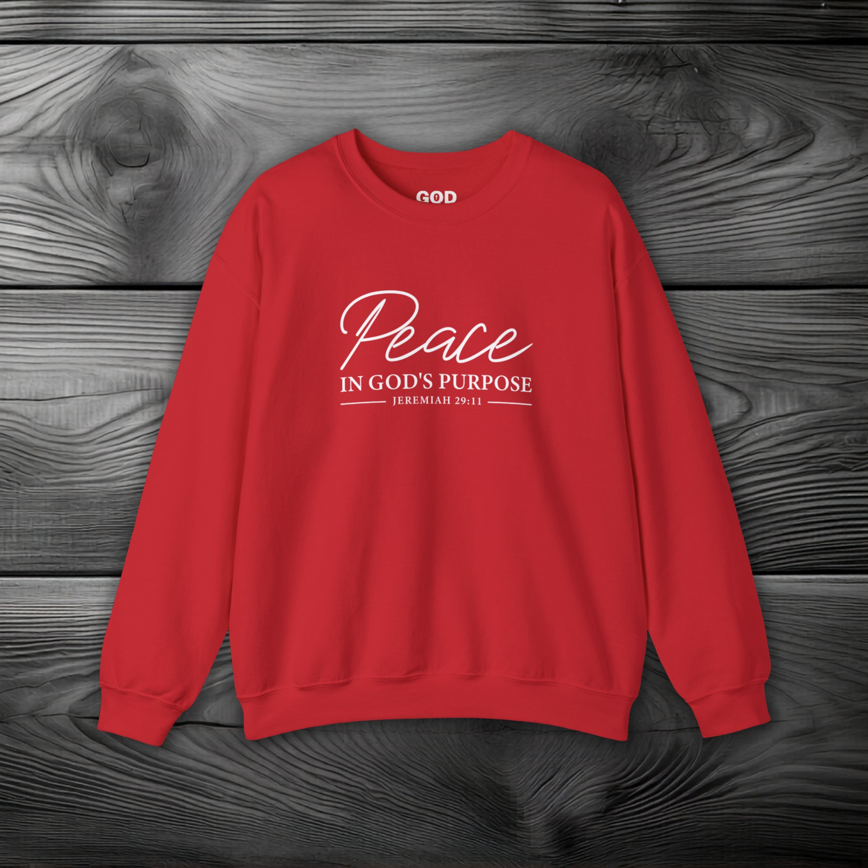 Peace in God's Purpose Crewneck Sweatshirt