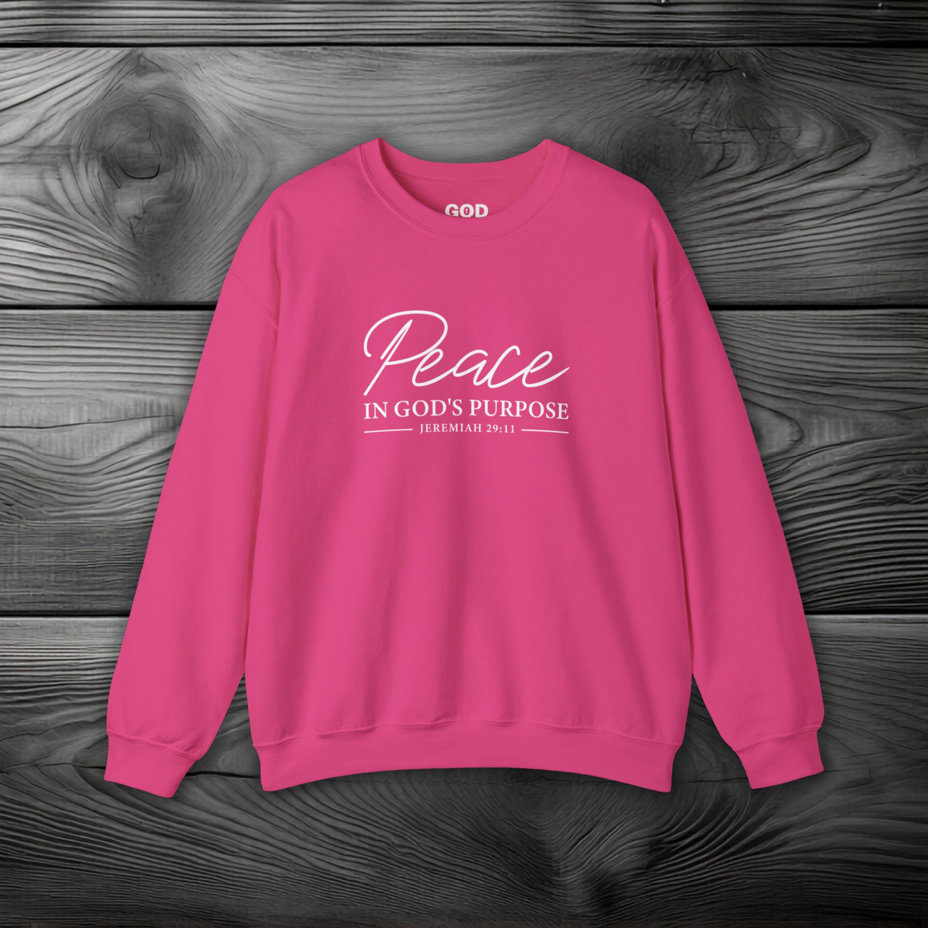 Peace in God's Purpose Crewneck Sweatshirt