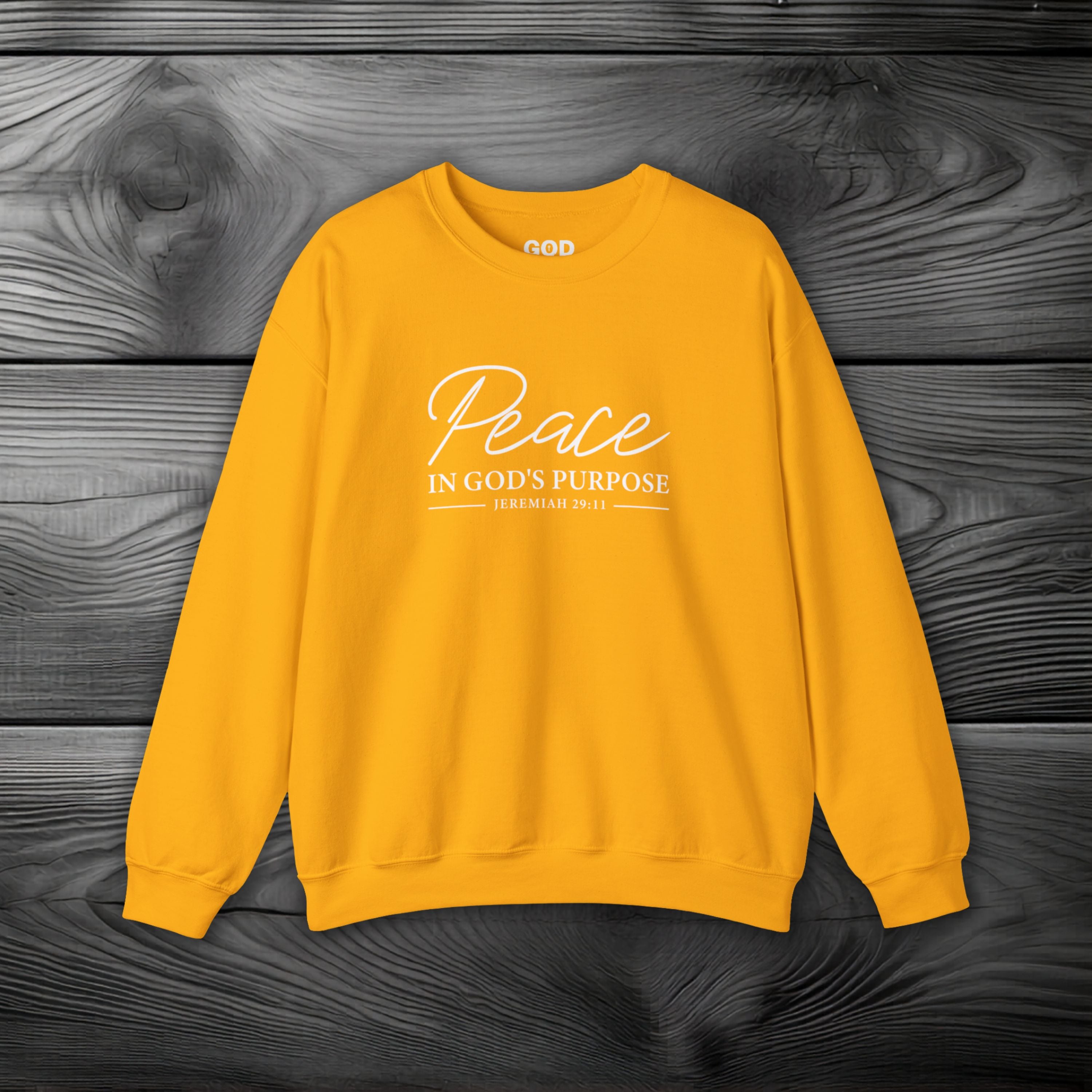 Peace in God's Purpose Crewneck Sweatshirt