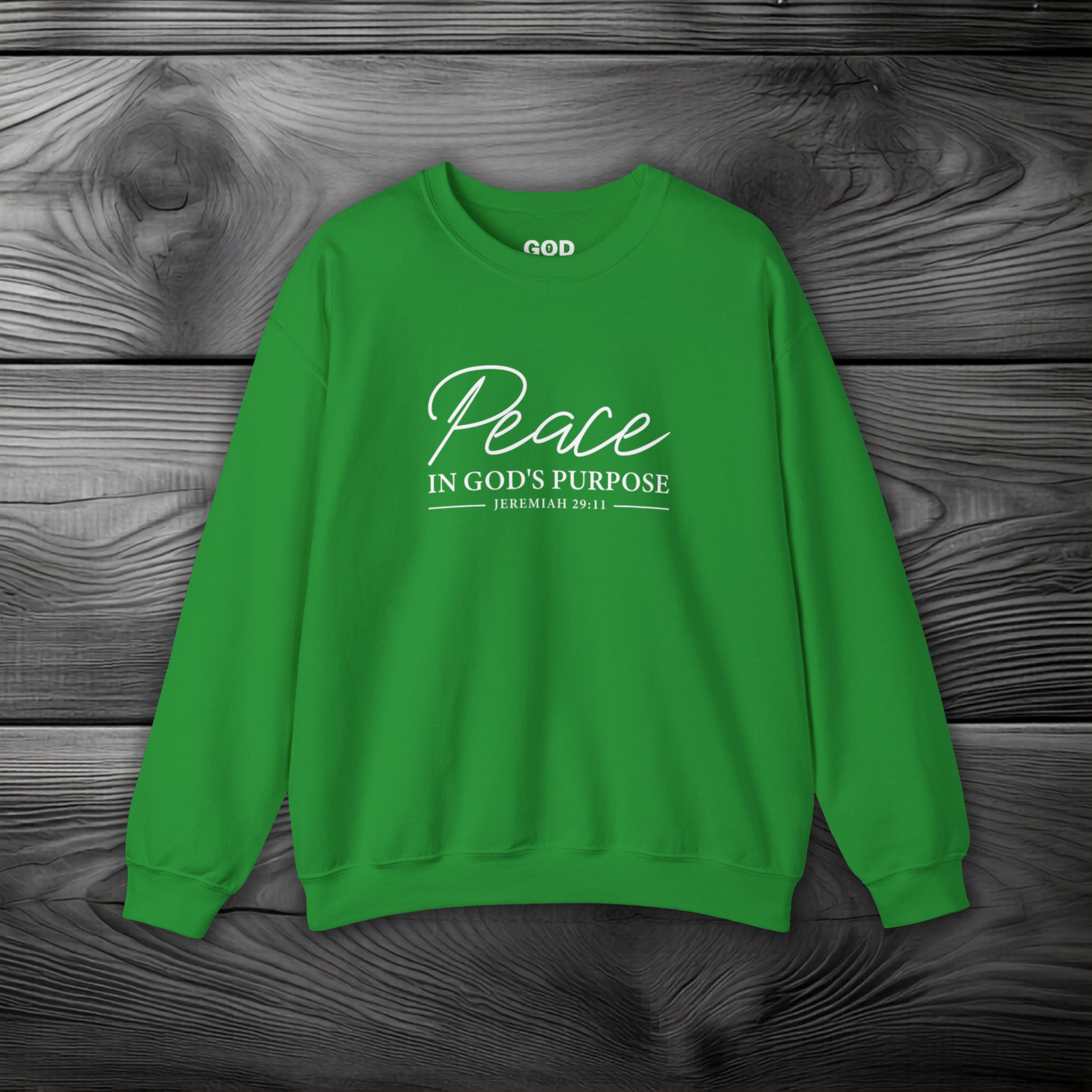 Peace in God's Purpose Crewneck Sweatshirt