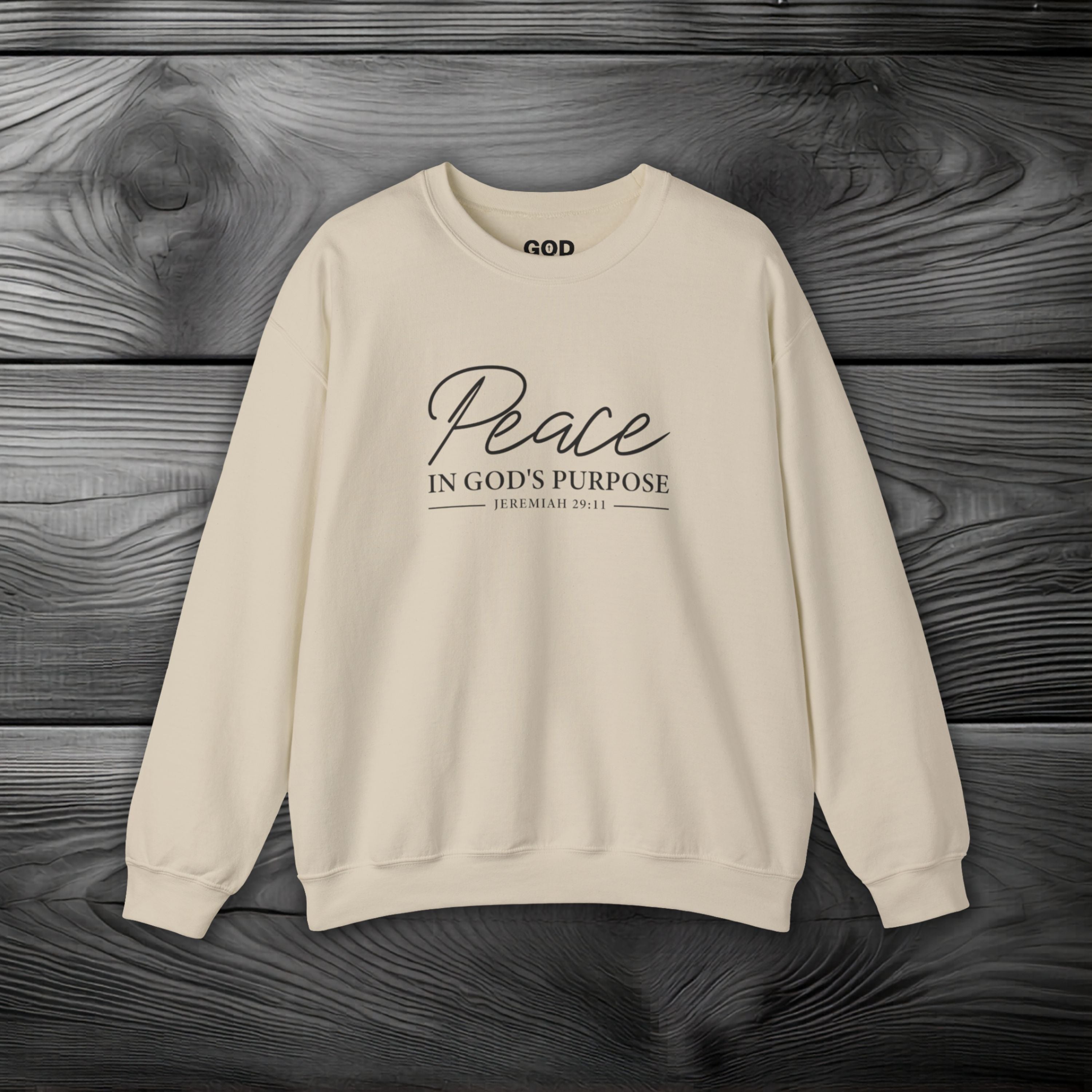 Peace in God's Purpose Crewneck Sweatshirt