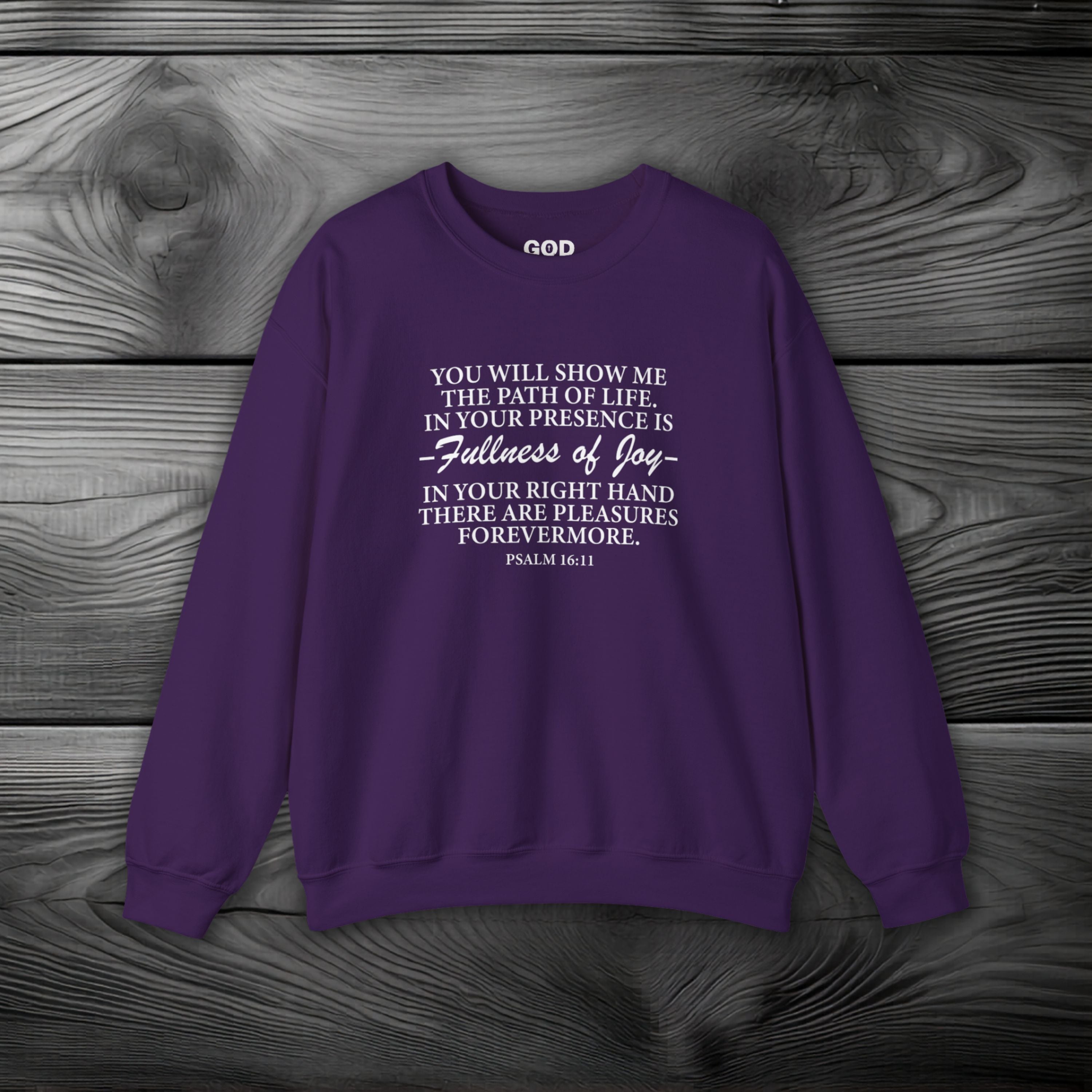 Joy In GOD's Presence Crewneck Sweatshirt