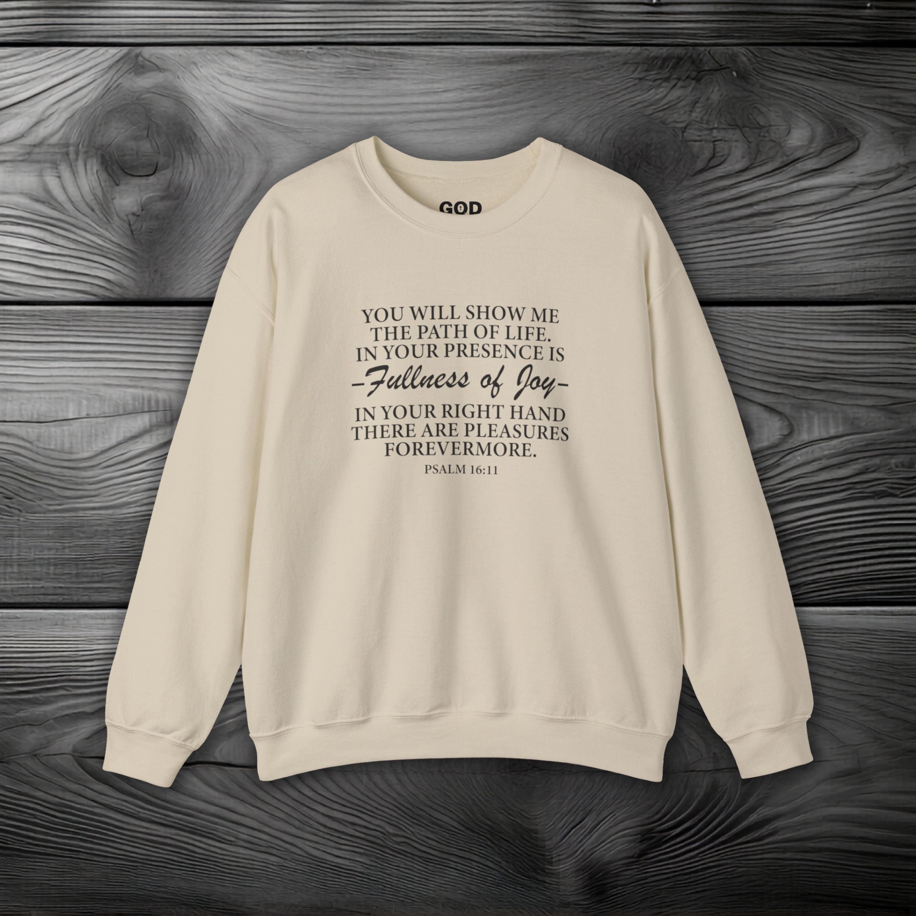 Joy In GOD's Presence Crewneck Sweatshirt