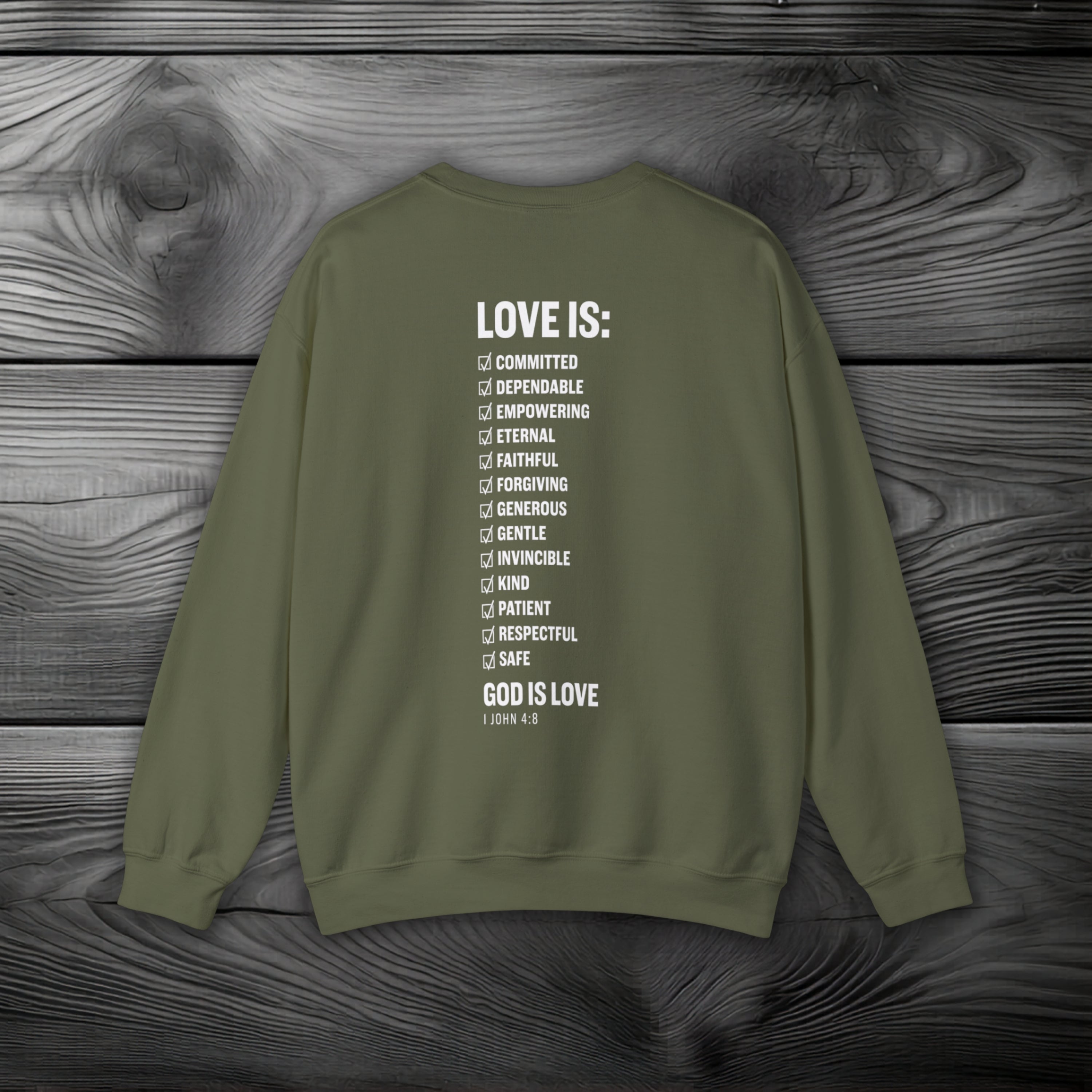 GOD is Love Crewneck Sweatshirt