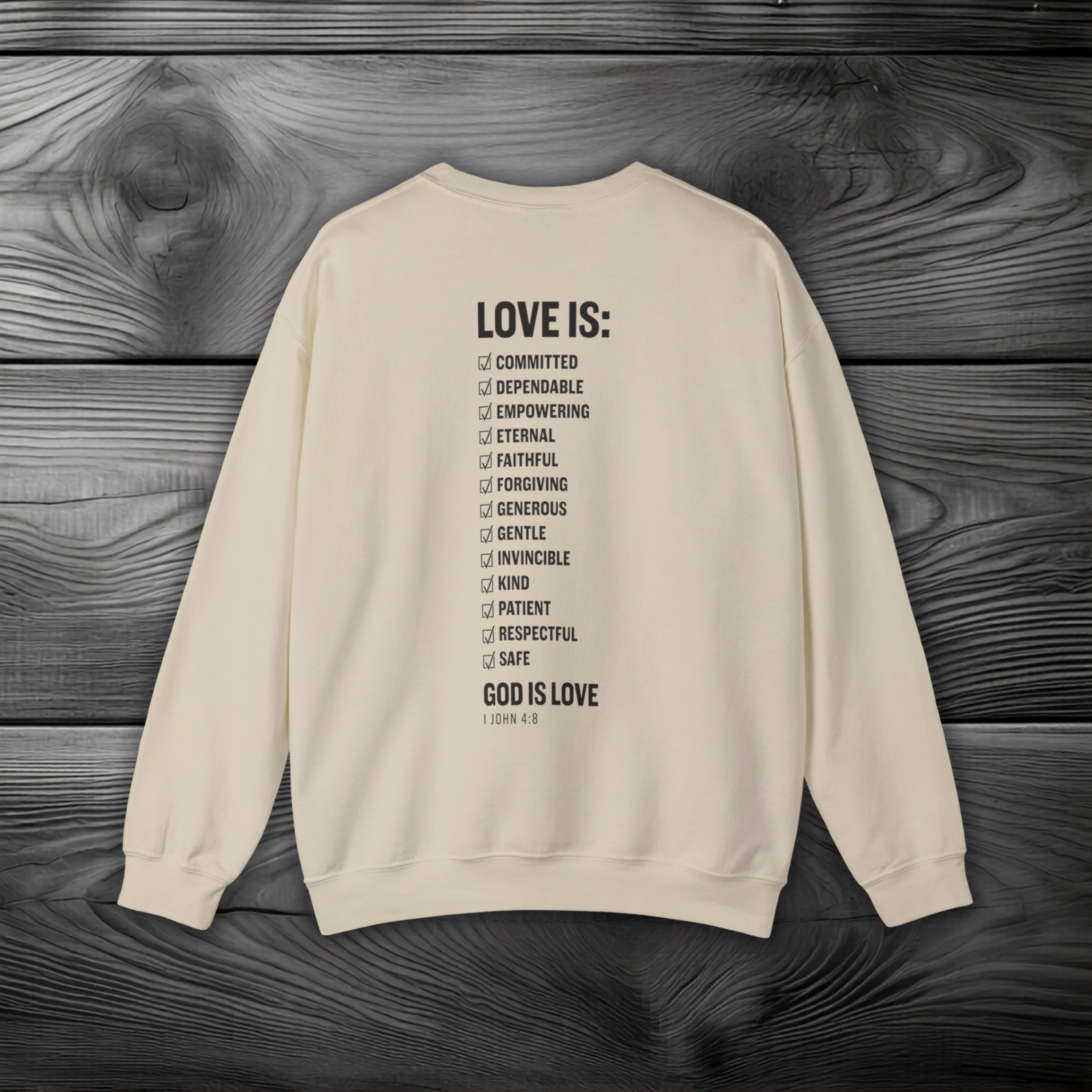 GOD is Love Crewneck Sweatshirt