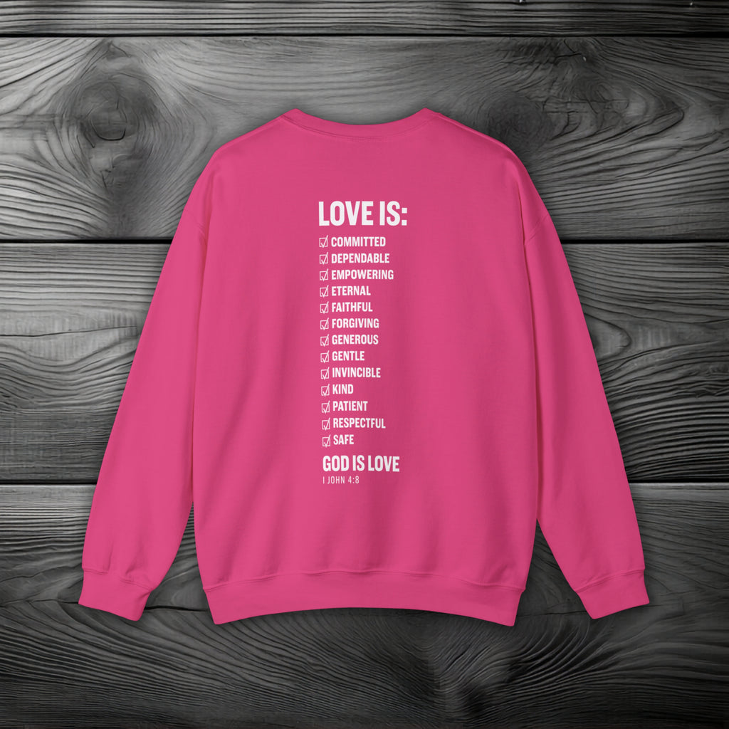 GOD is Love Crewneck Sweatshirt