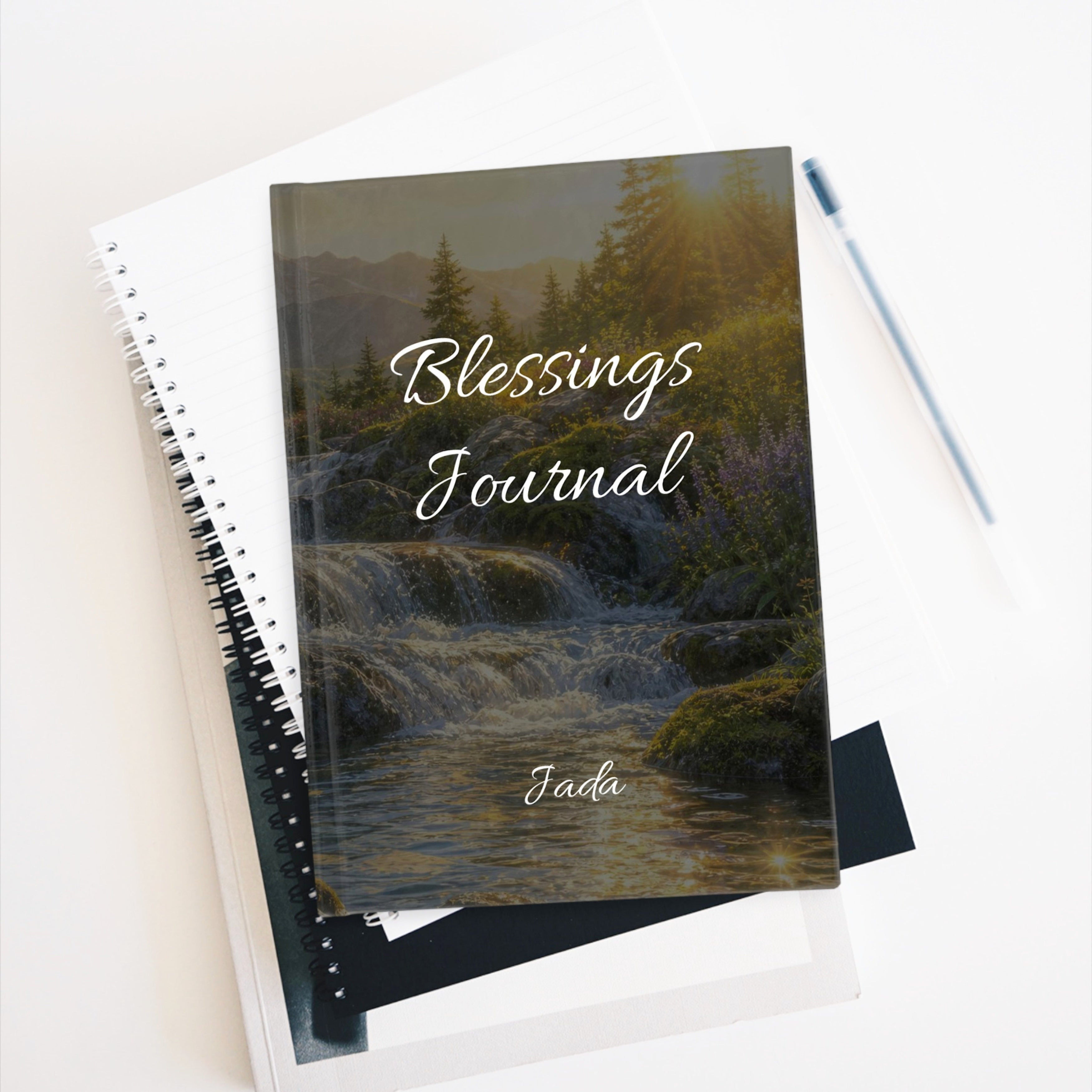 Blessings Journal Personalized Christian Ruled Journal