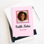 Faith Notes Personalized Christian Ruled Journal
