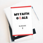 Travel Journal (5 in x 7 in) Personalized Ruled Journal | My Faith Goals