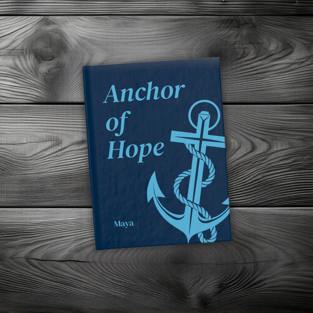 Travel Journal (5 in x 7 in) Personalized Ruled Journal |Anchor of Hope