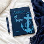 Travel Journal (5 in x 7 in) Personalized Ruled Journal |Anchor of Hope
