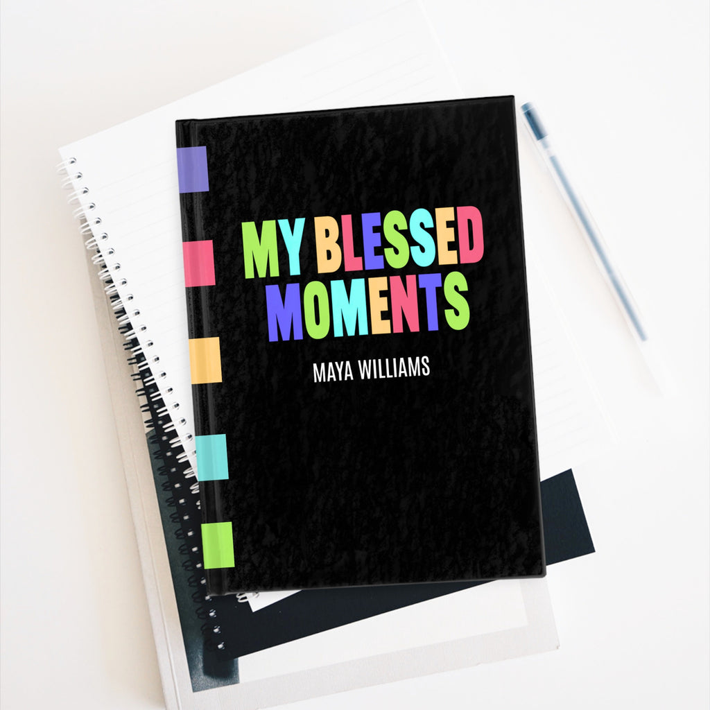 Travel Journal (5 in x 7 in) Personalized Ruled Journal | My Blessed Moments