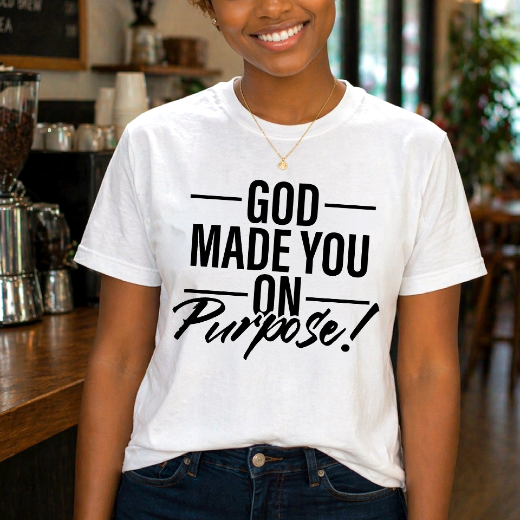 GOD Made You on Purpose Unisex Jersey Short Sleeve Tee