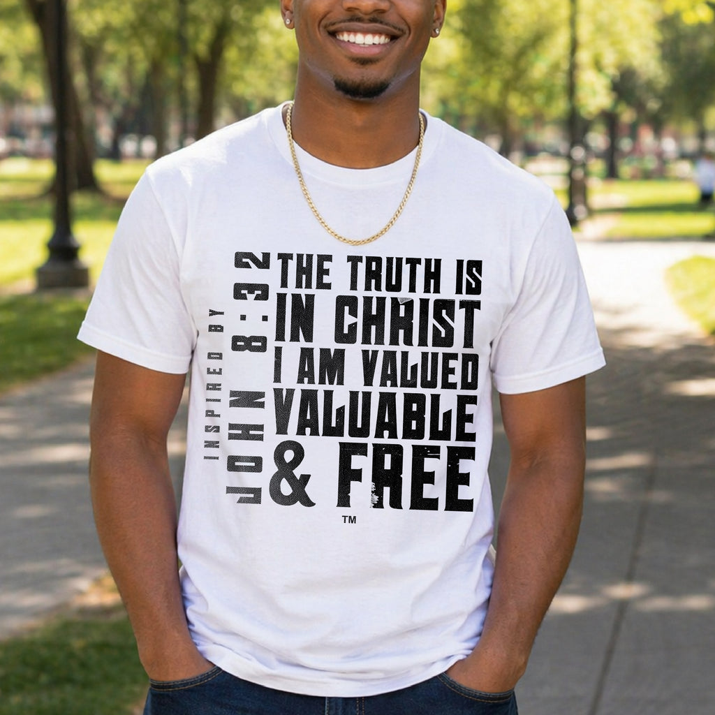 The Truth is in Christ I Am Valued Unisex Jersey Short Sleeve Tee